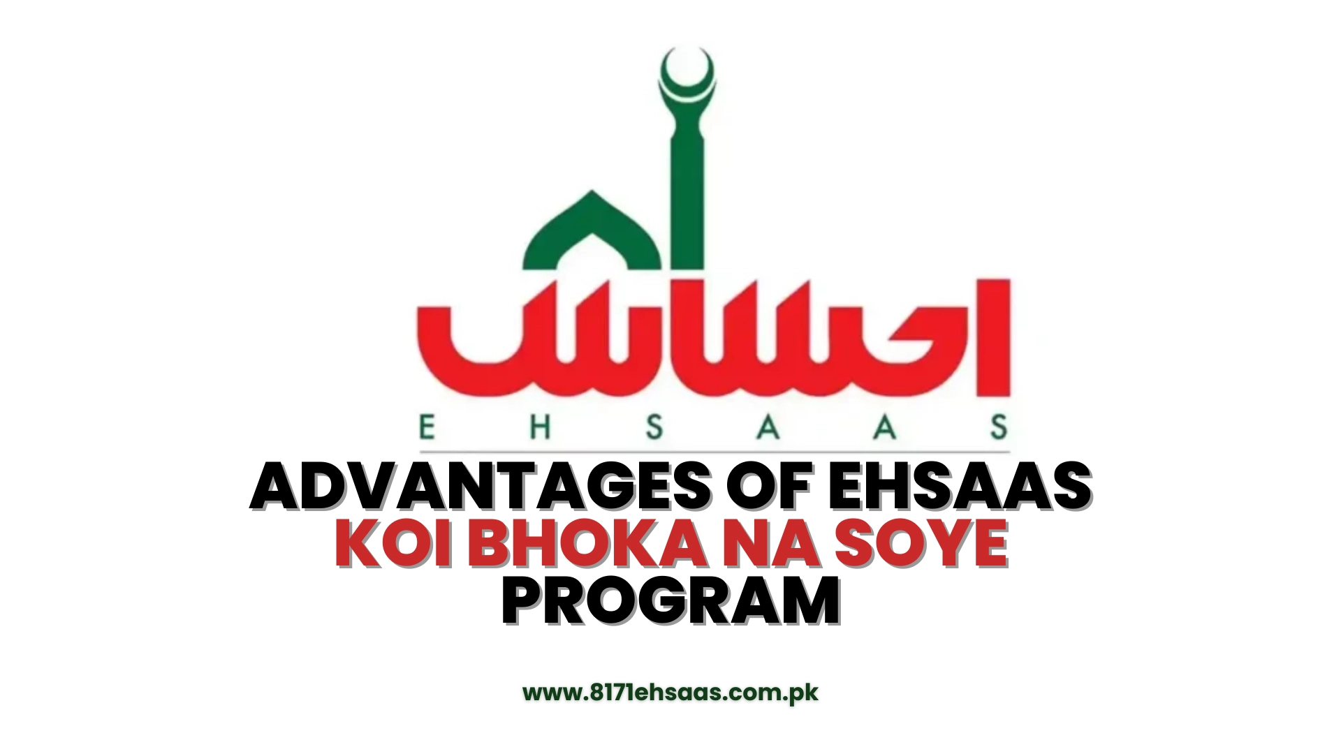Advantages of Ehsaas Koi Bhoka Na Soye Program