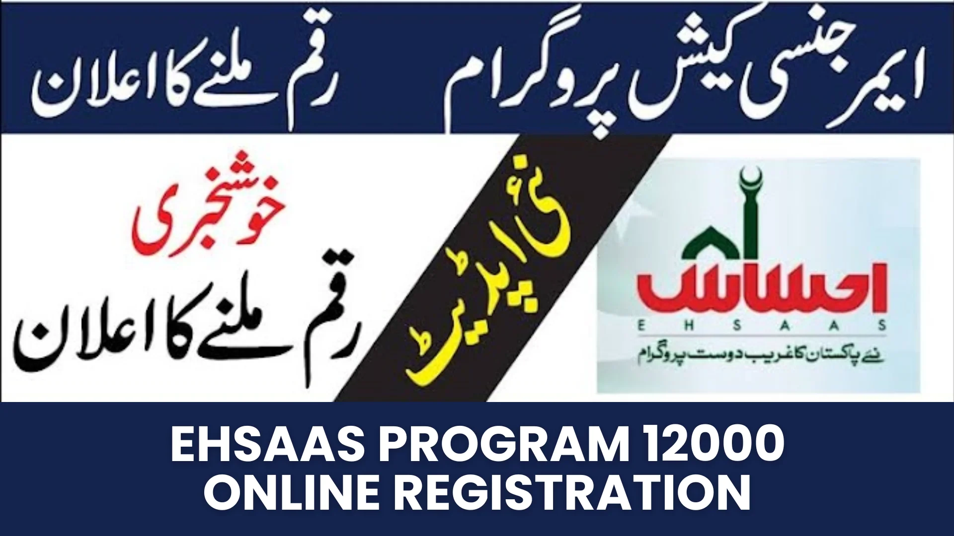 Ehsaas Program 12000 Online Registration