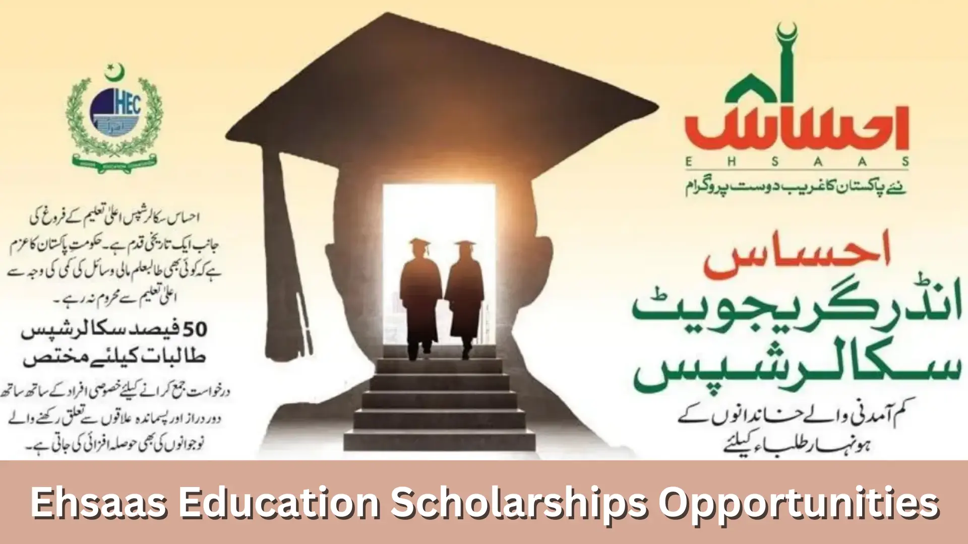 Ehsaas Education Scholarships Opportunities